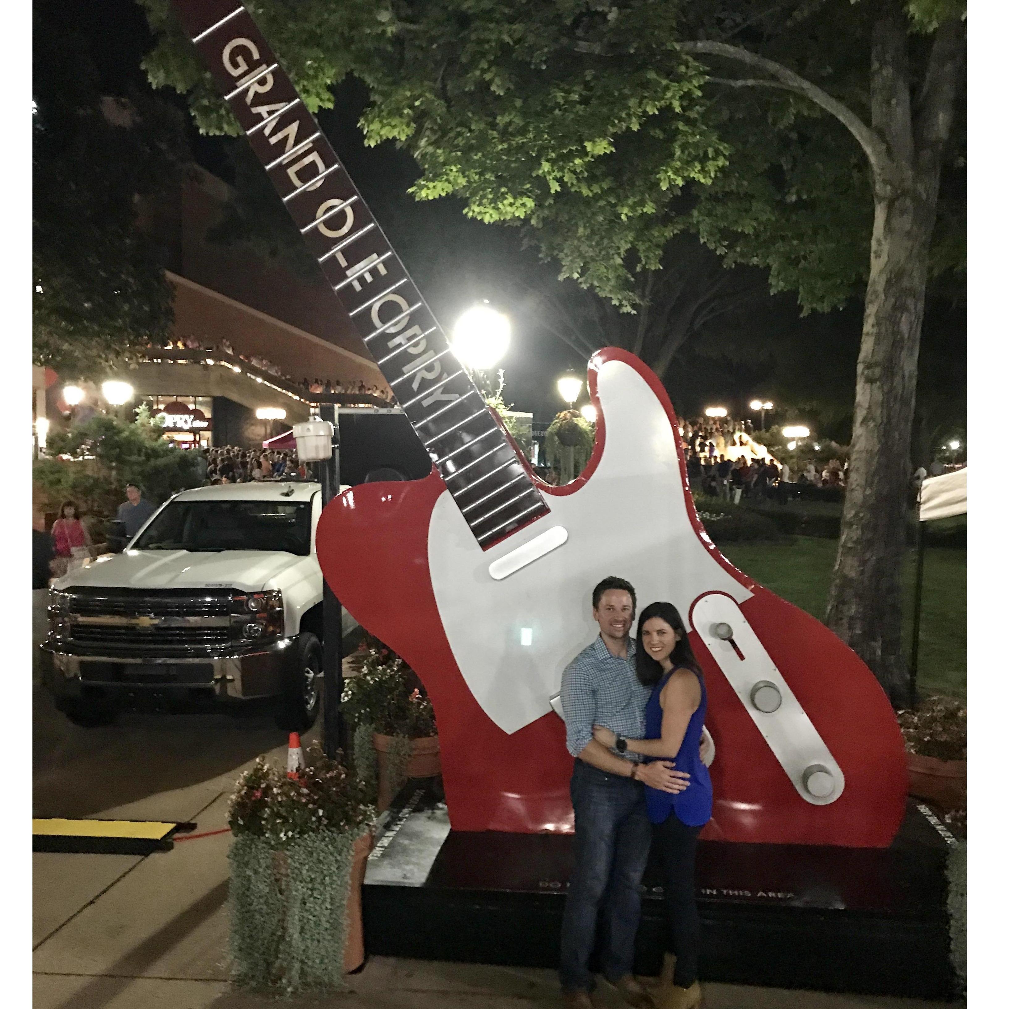 Our first tickets to the Grand Ole Opry!