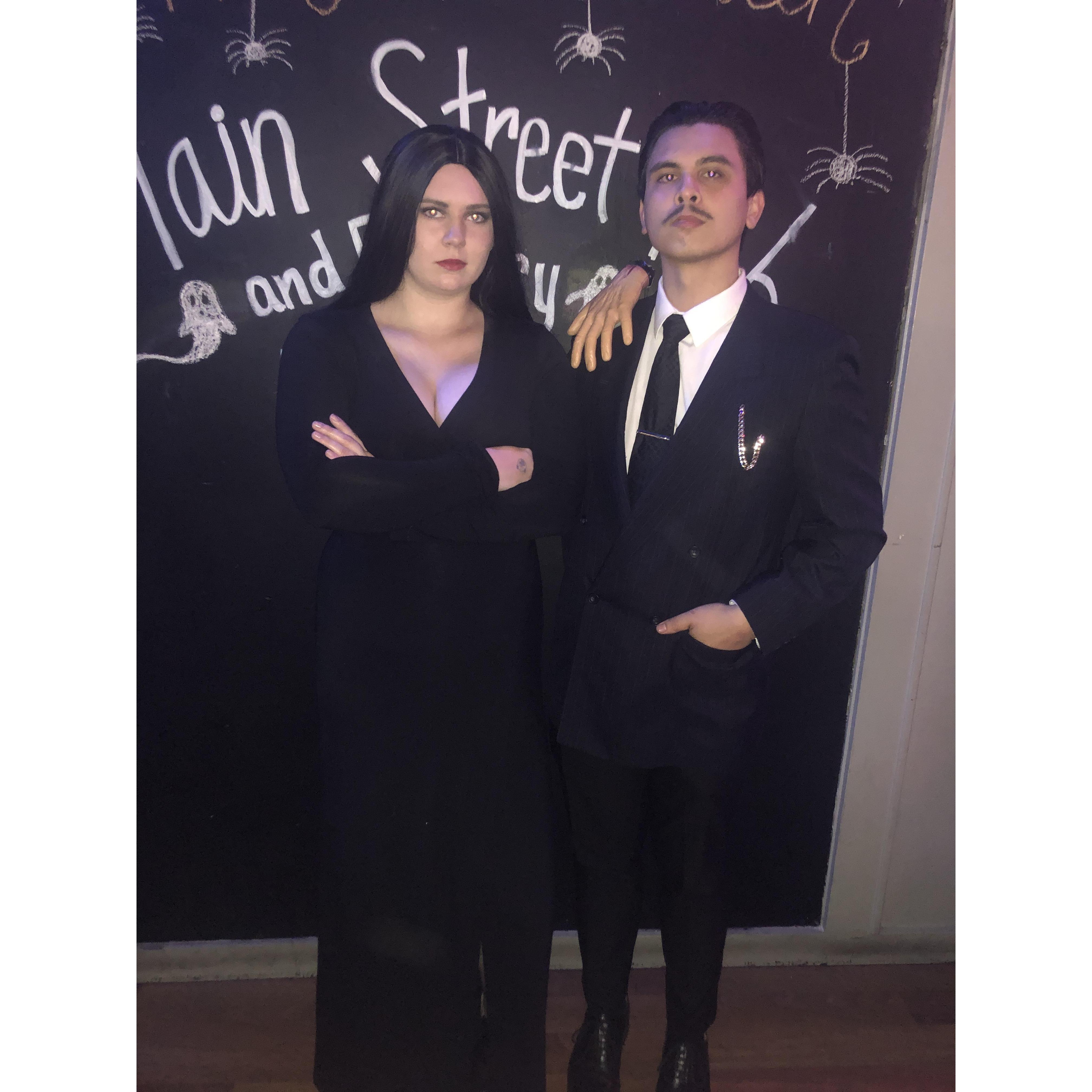 Halloween 2019 as the Addams.