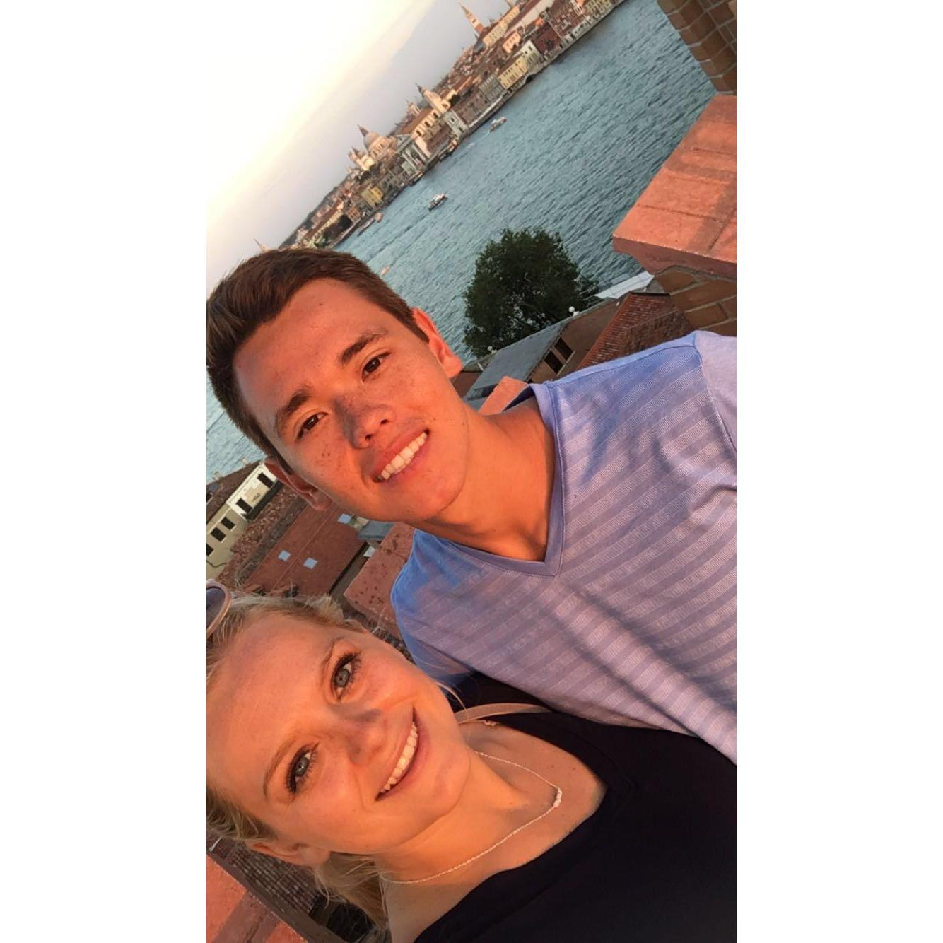 Rooftop of our hotel in Venice Italy 2017