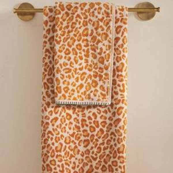 Lola Leopard Bath Towel Collection