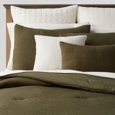 12pc Micro Texture Comforter & Sheet Bedding Set