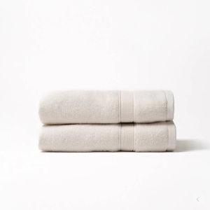 Luxe Hand Towels in Seashell - Set of 2