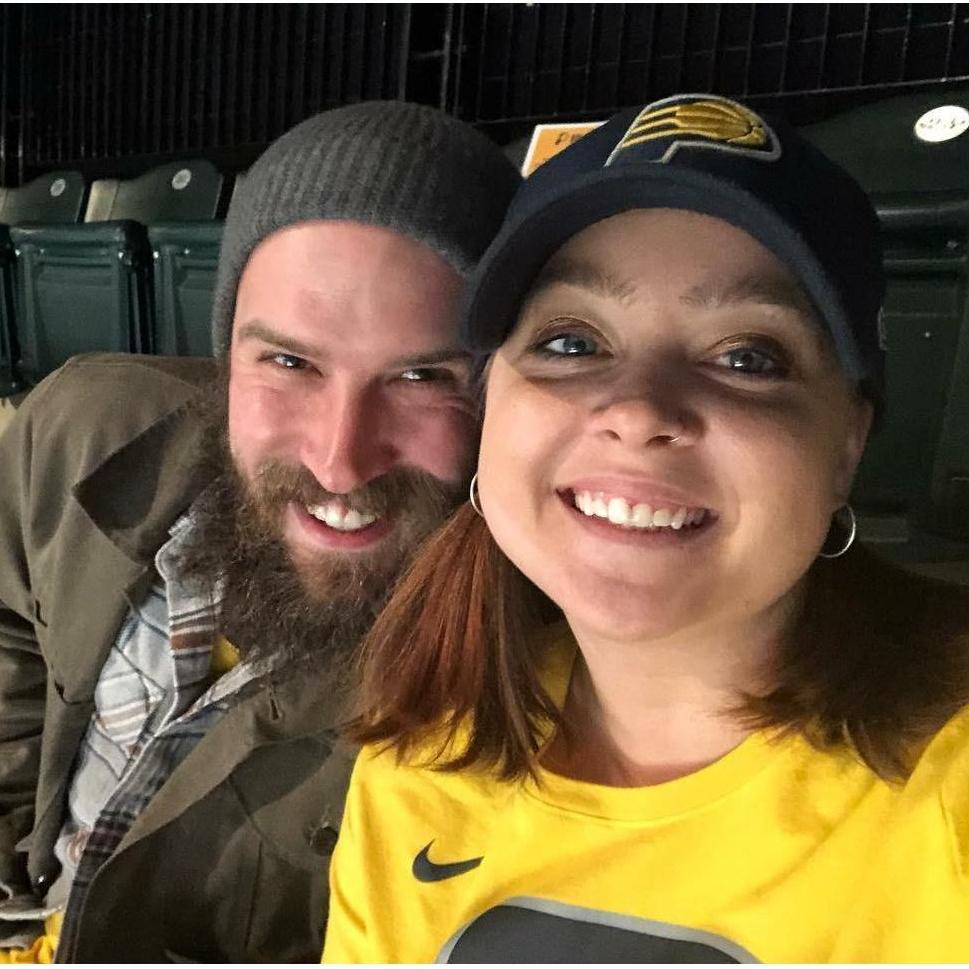 Alex's first Pacers game!