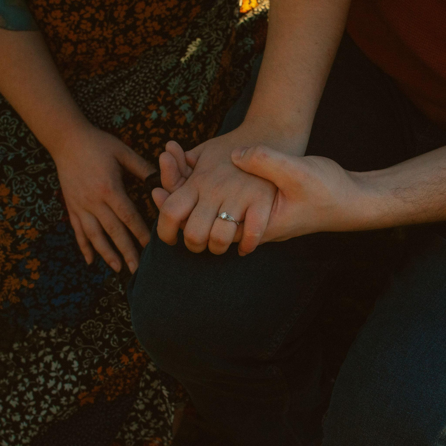 Our proposal was entered into a contest with Red Robin. We won! It allowed us to create our dream wedding jewelry.