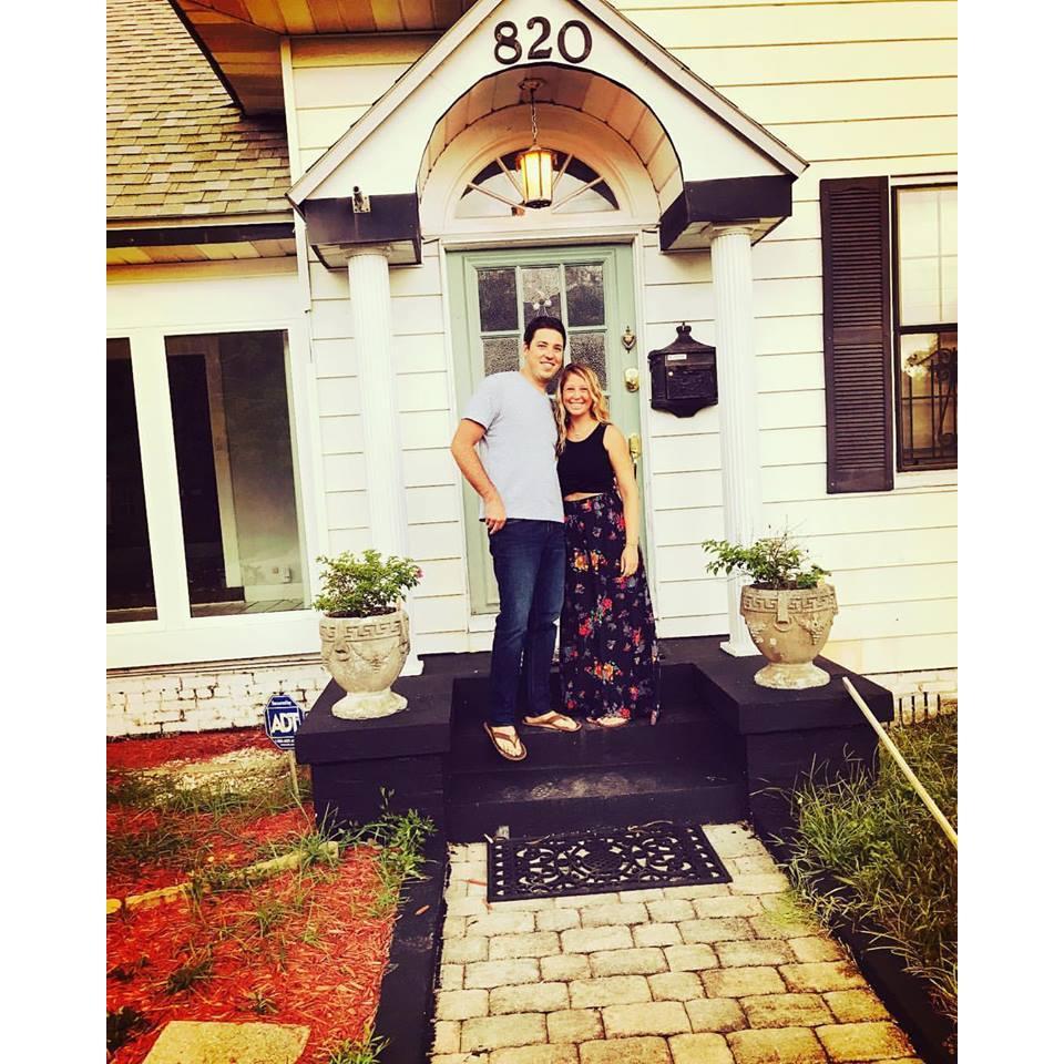 The day we closed on our house! :)