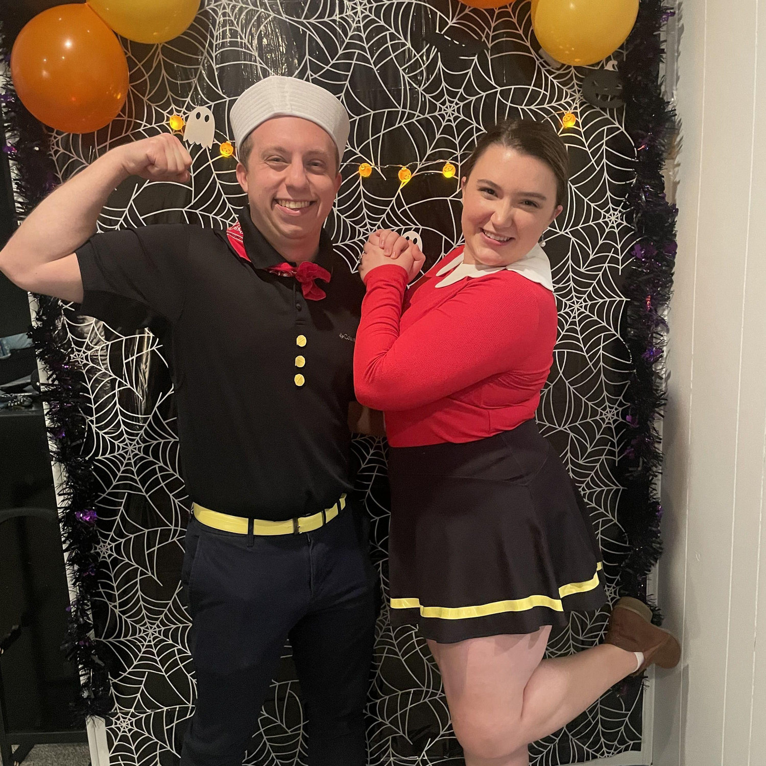 Our friends, Sean and Michaela Frantz, know how to throw a fun Halloween party! We dressed up as Popeye and Olive Oyl