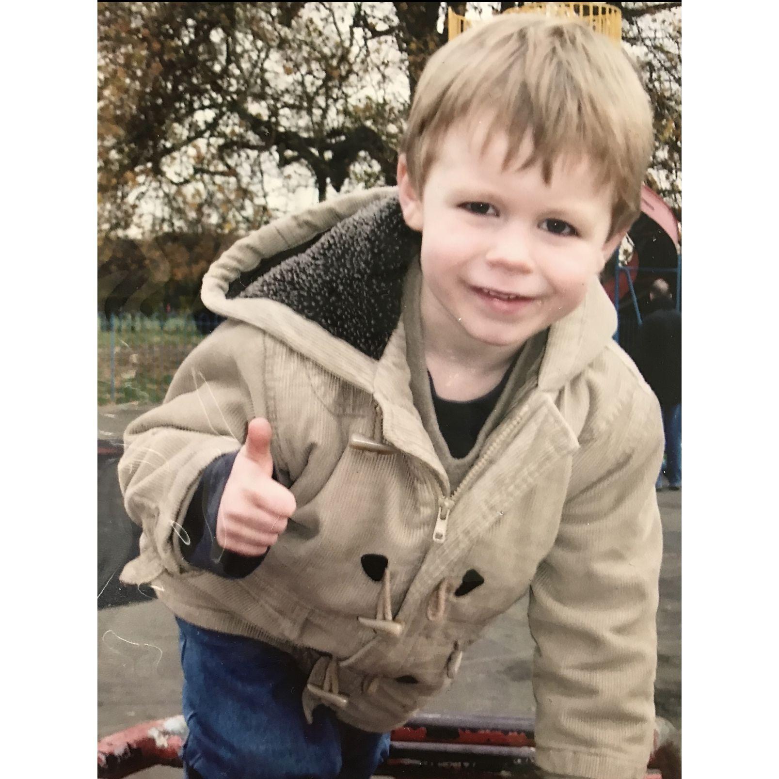 Throwback to little Zach—proof that he's had that irresistible charm since day one! 🥹💙