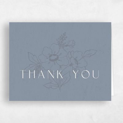 Dusty Blue Wedding Thank You - Oriabel Landscape