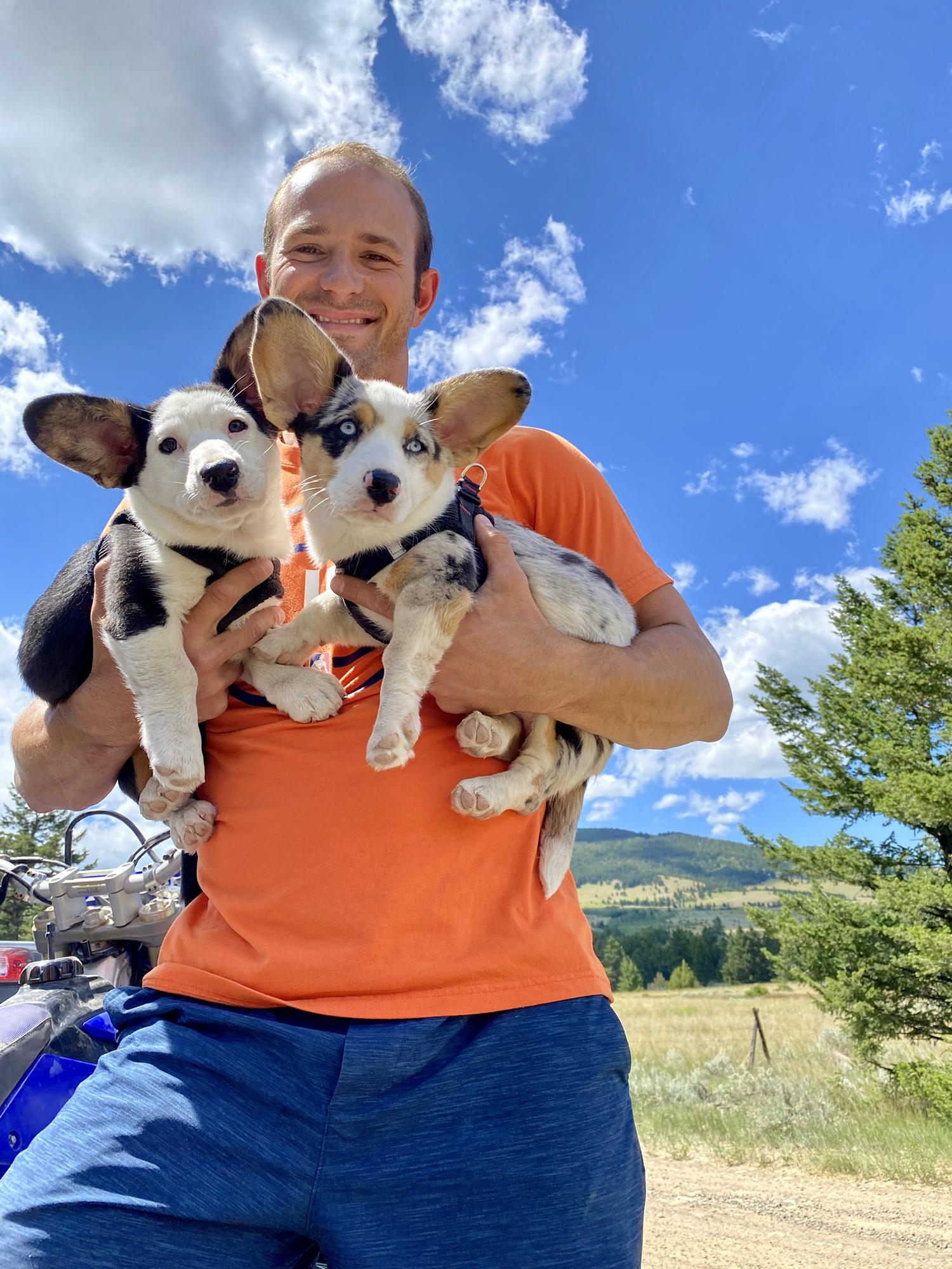 We adopted 2 Cardigan Welsh corgis in 2019!
Harper and Cali.