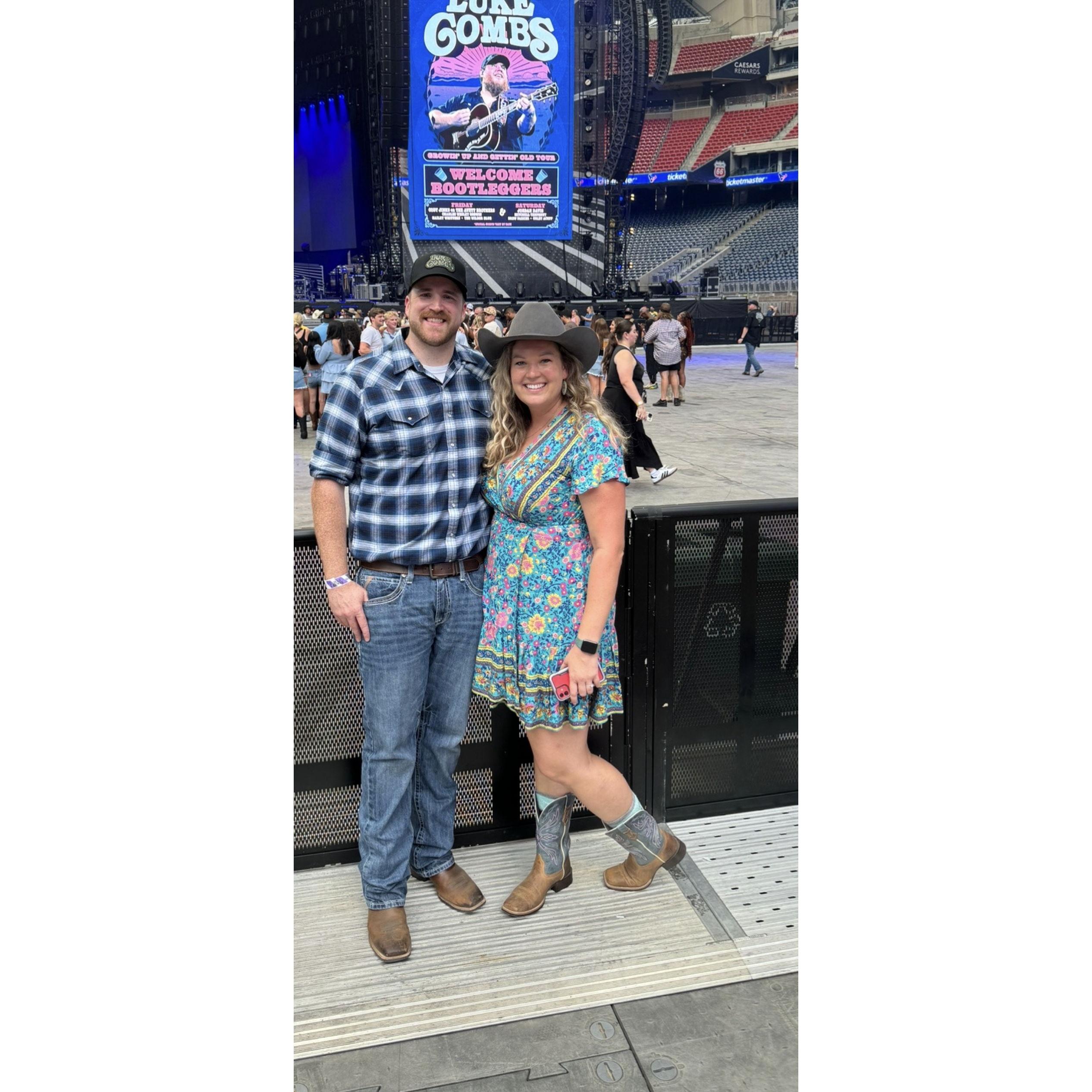 Luke Combs Concert-NRG 2024