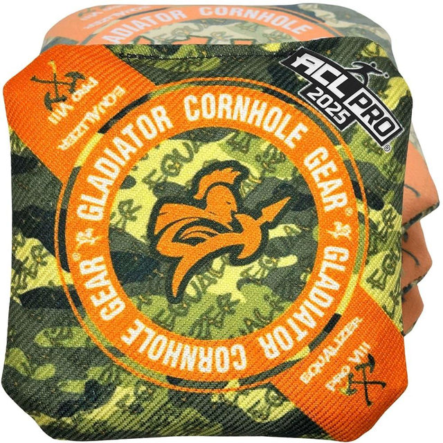 Gladiator | ACL Cornhole Bags | Professional Cornhole Bags Slick and Stick | Regulation Size Weight