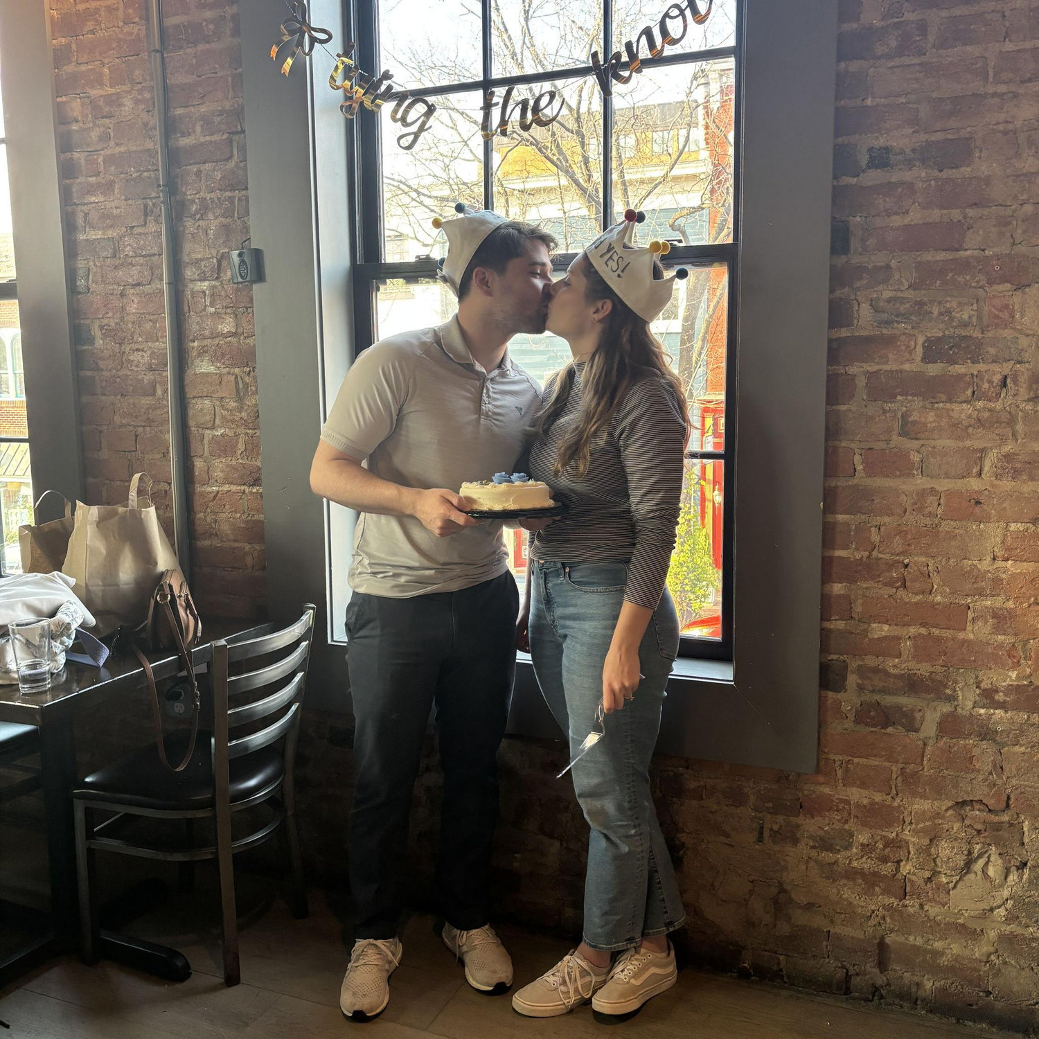 Impromptu engagement party!