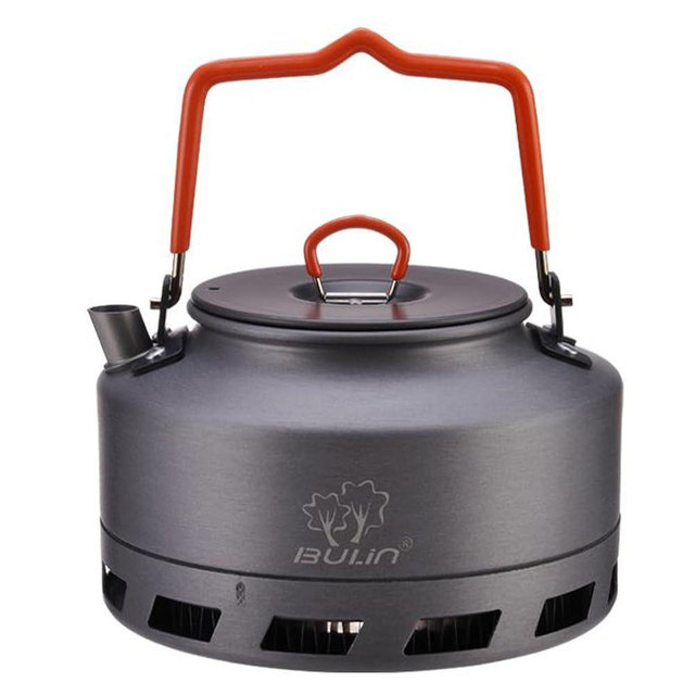 Tentock Portable Hard Aluminum Camping Kettle Camping Tea Pots Campfire Kettle for Boiling Water for Backpacking Outdoor Activities