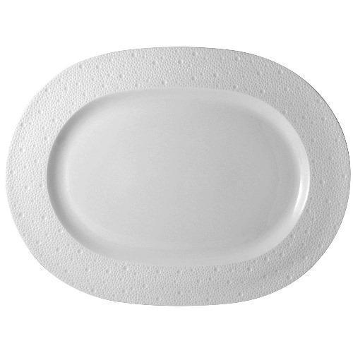Ecume blanc - Oval lage tray
