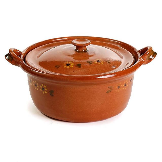 Ancient Cookware® Mexican Clay Pot, Large, Terracotta