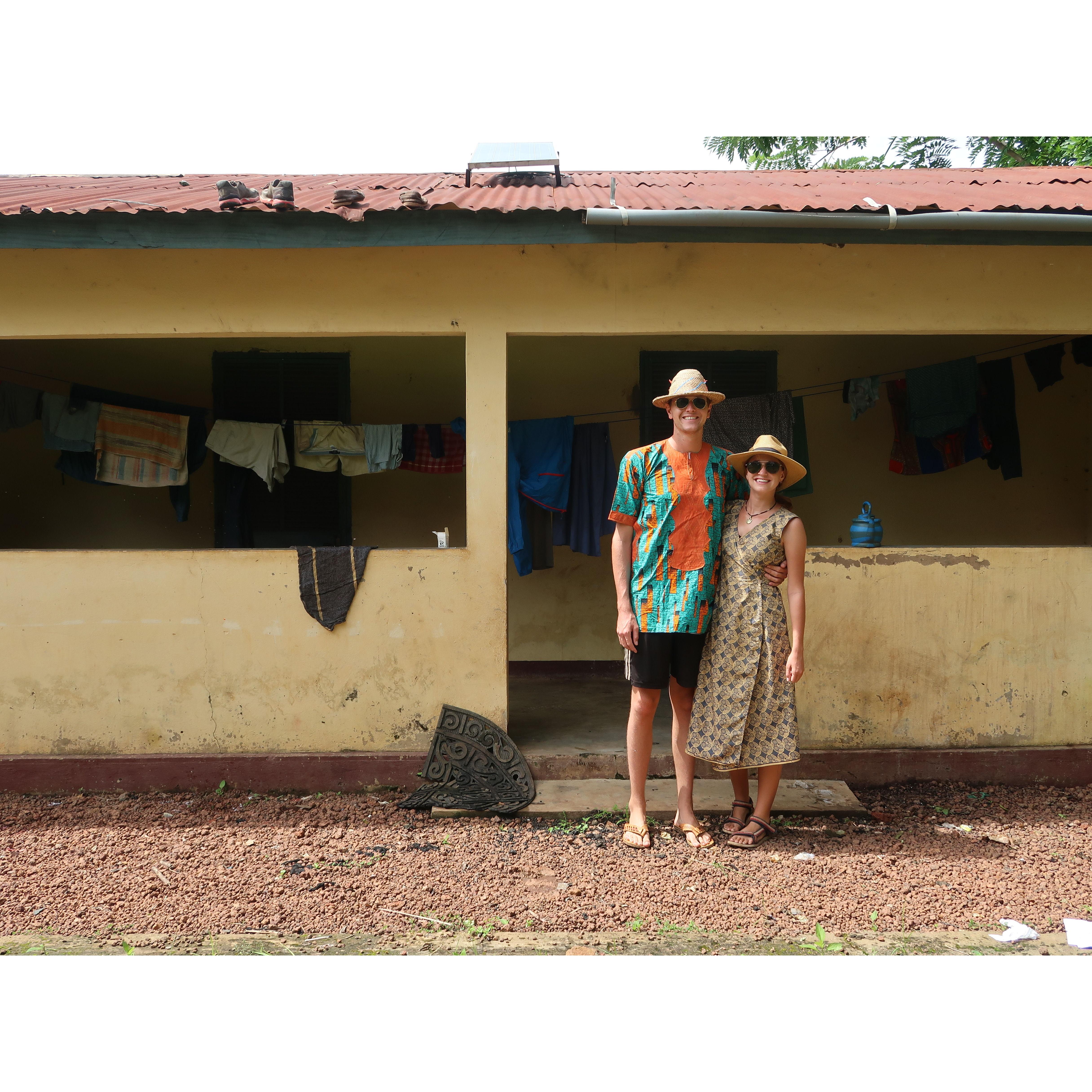 Yori's house in Guinea