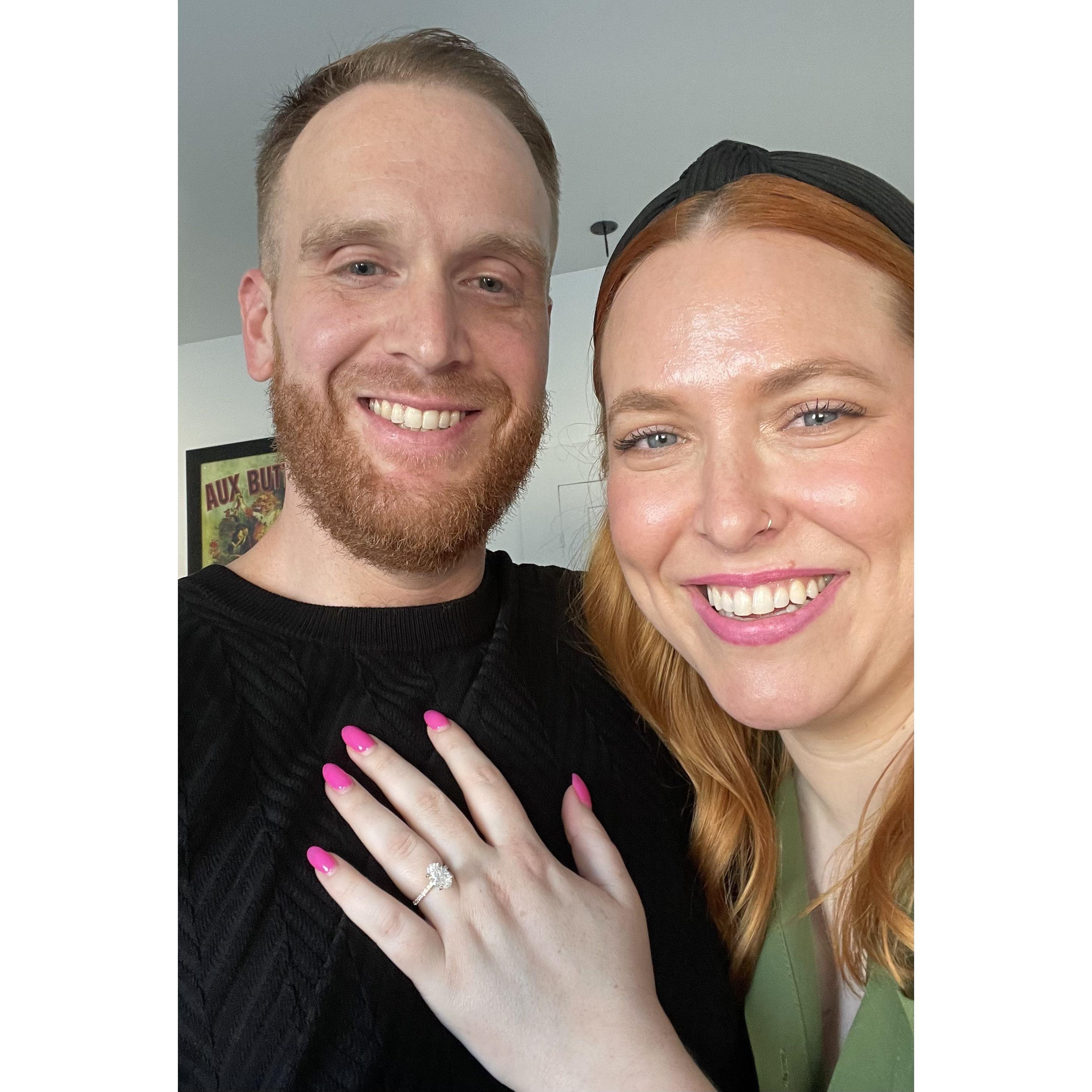 The day he proposed