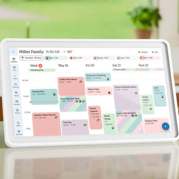 The Skylight Calendar 2 (Classic/White) with Plus Plan | Skylight