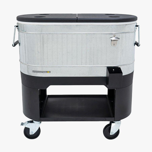 Rolling Galvanized Steel Cooler