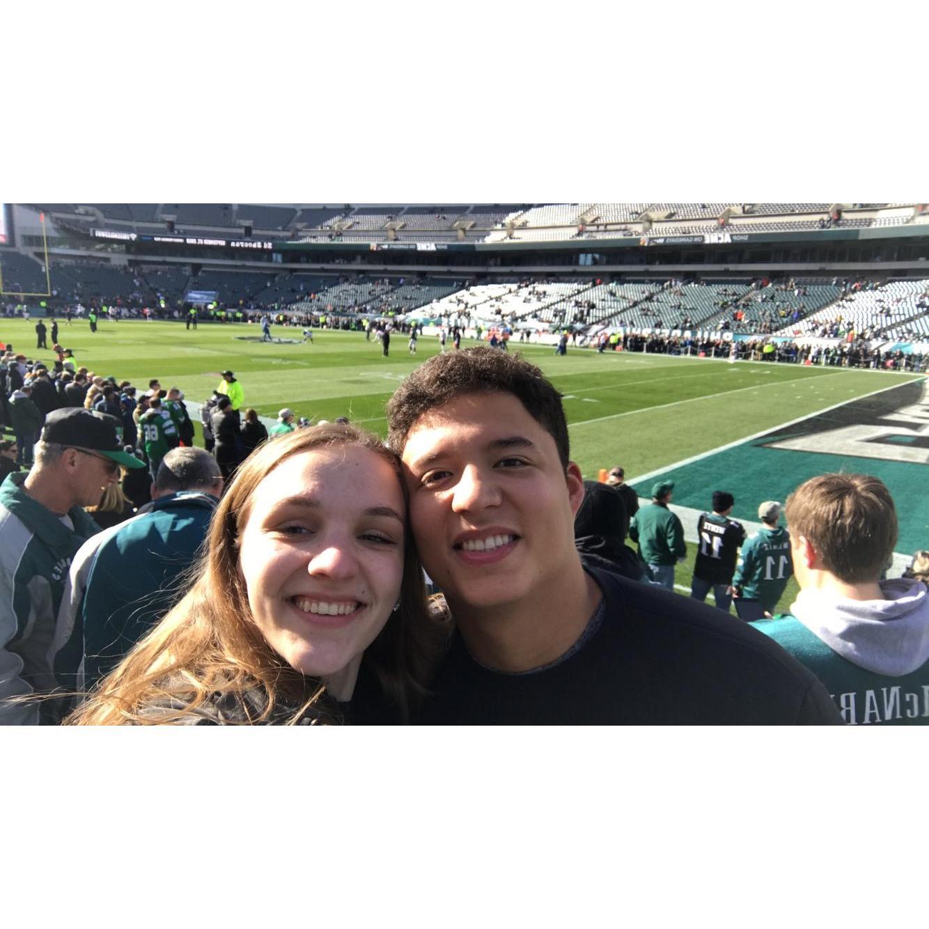 First Eagles game!!