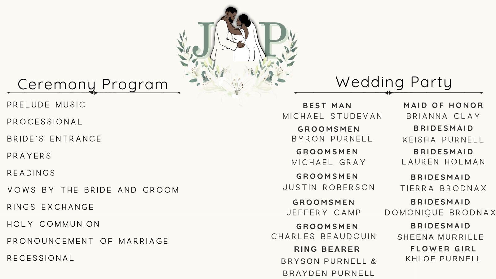The Wedding Website of Joshua Wilkinson and Paige Jones