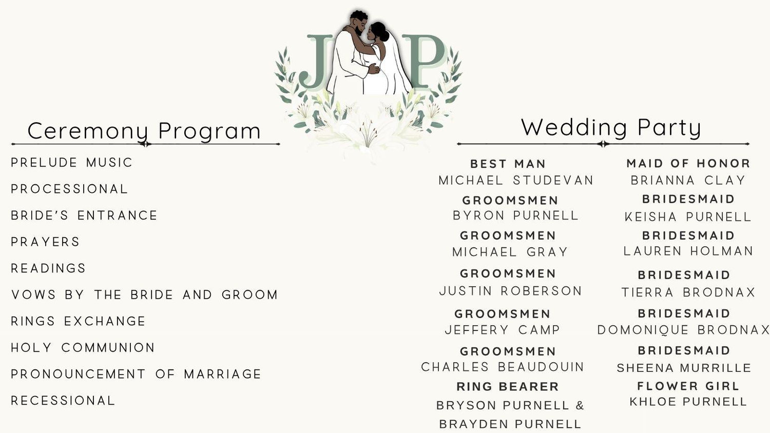 The Wedding Website of Joshua Wilkinson and Paige Jones