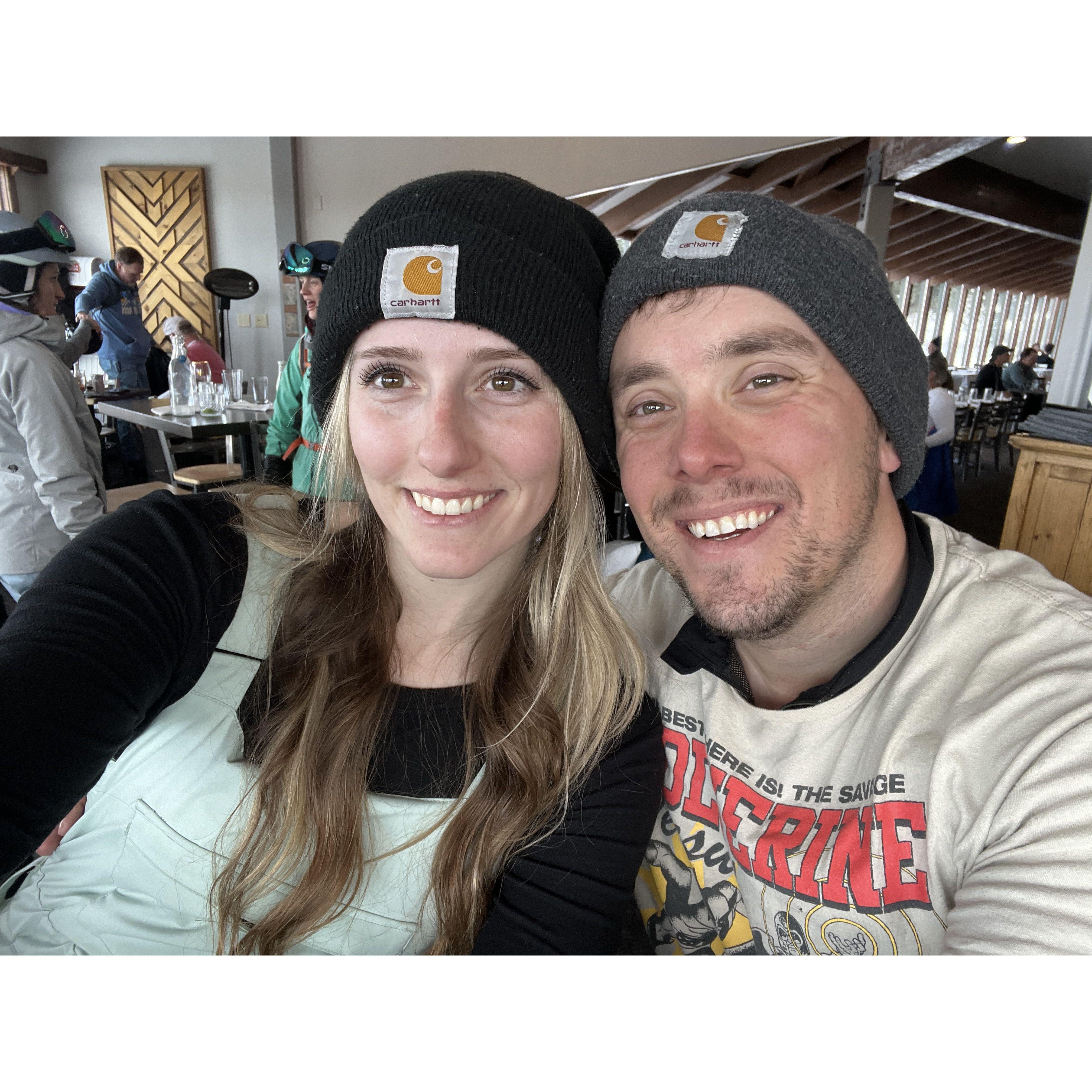 Snowboarding in Colorado