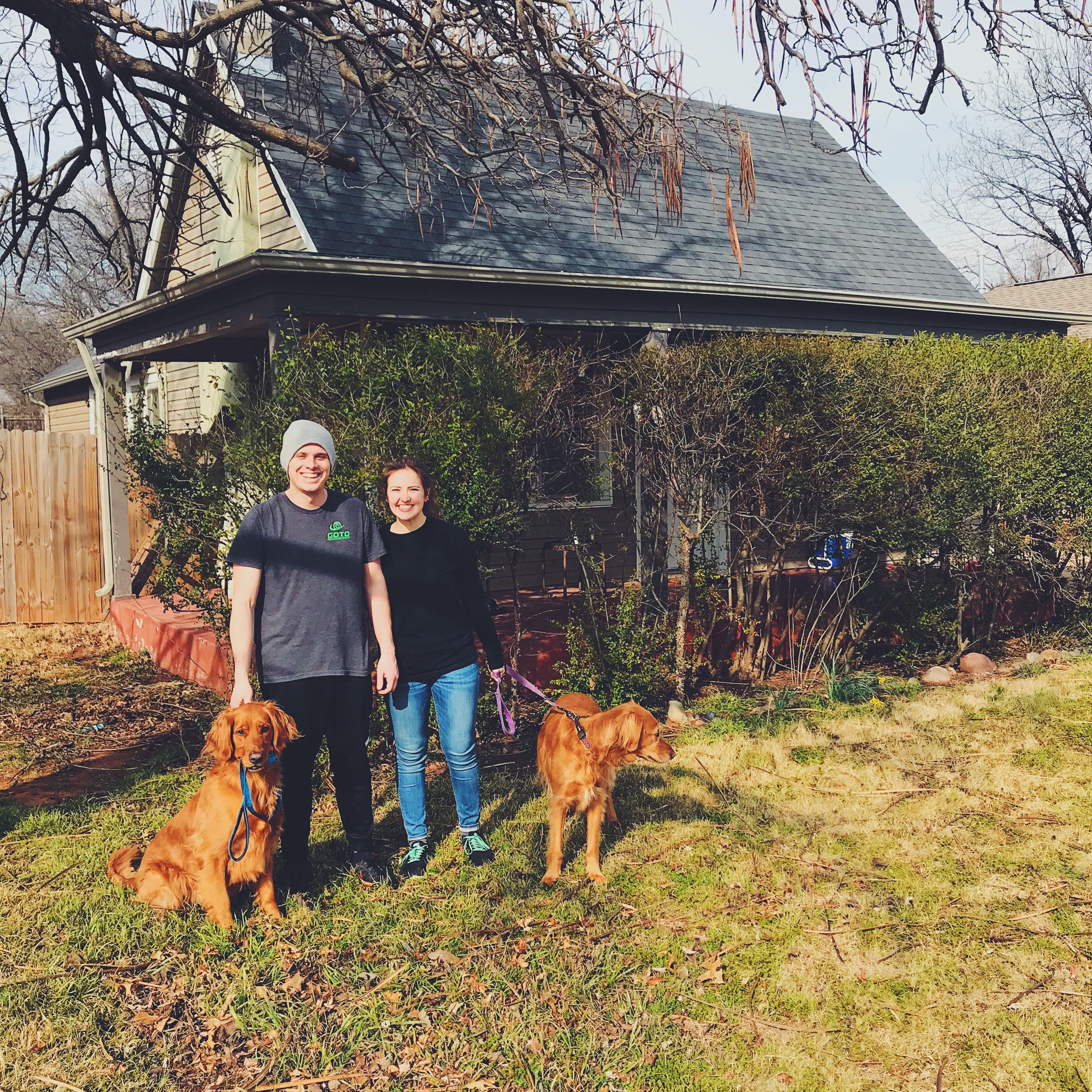 Our first home together