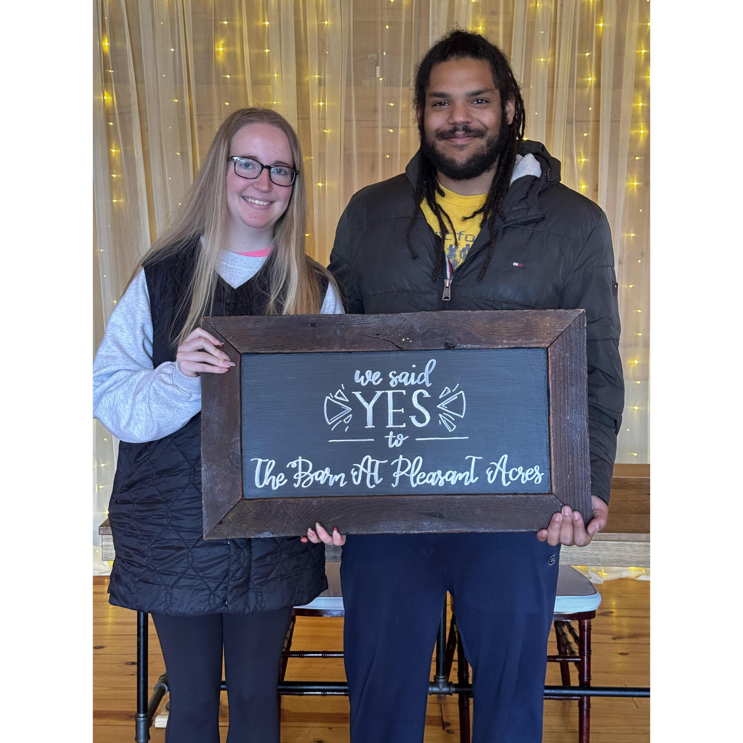 When we picked our wedding venue!