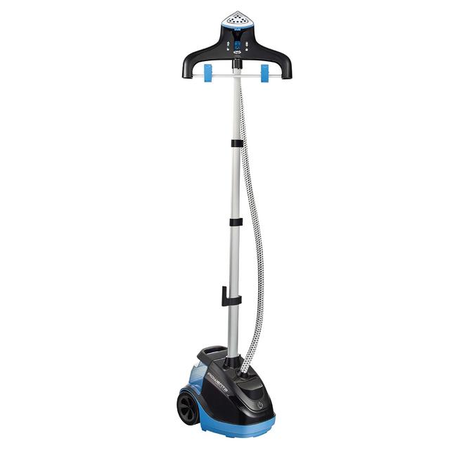 Rowenta IS6520 Master 360 Full Size Garment and Fabric Steamer with Rotating hanger, Blue