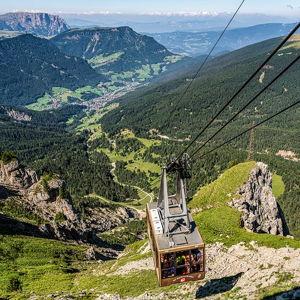 Gondola Ride in the Dolomites on our Honeymoon!