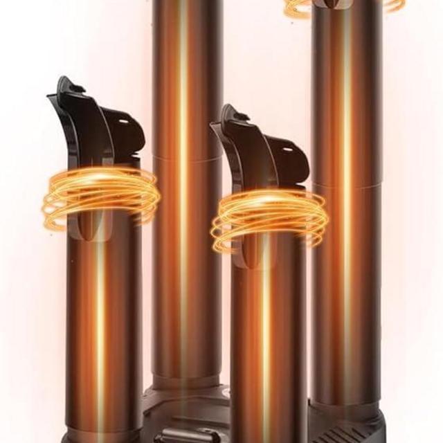 Air Choice Boot Dryer, Electric Shoe & Glove Dryer with Heat Blower Fan, 180 Mins Timer, Detachable Racks, Helps Reduce Odor, 4 Boot Warmer for Work & Ski Shoes, Sneakers, Gloves, and Hats