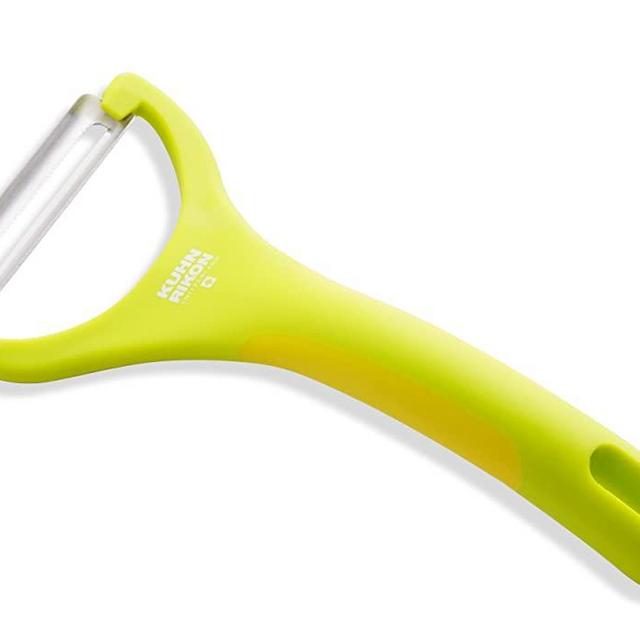 Kuhn Rikon Piranha Y Peeler, 6.25-inch, Green