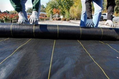 DeWitt SBLT4300 Sunbelt Ground Cover Weed Barrier, 4-Feet Width by 300-Feet Length