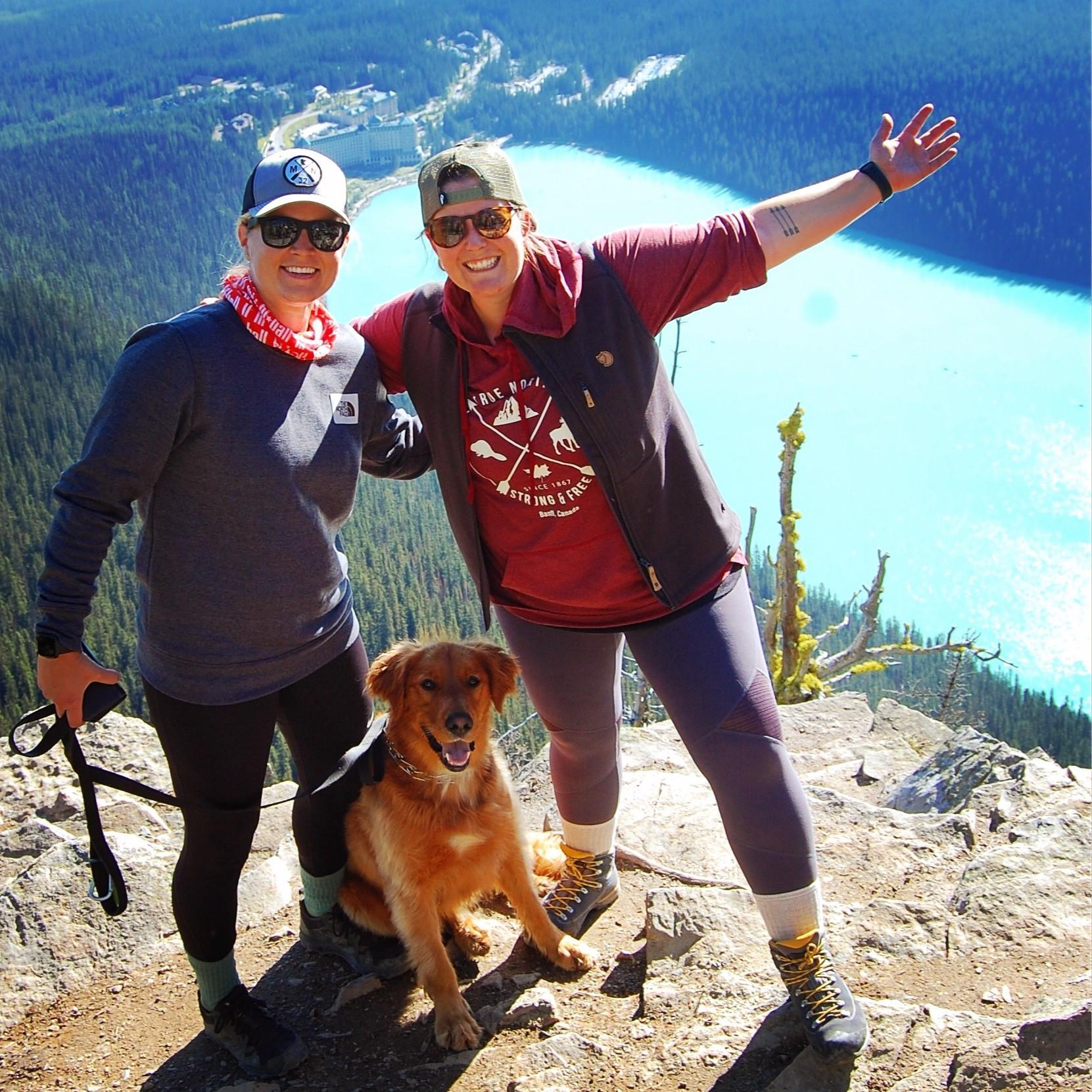 During a recent trip to Banff National Parks, we hiked the "Big Beehive" Trail...a 10.3 kilometer loop trail that overlooks Lake Louise. The only one not EXHAUSTED in this picture was Fozzie!