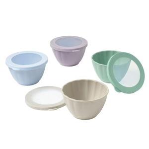 The Pioneer Woman 8-Piece Bamboo Melamine Prep Bowl Set, Multicolor
