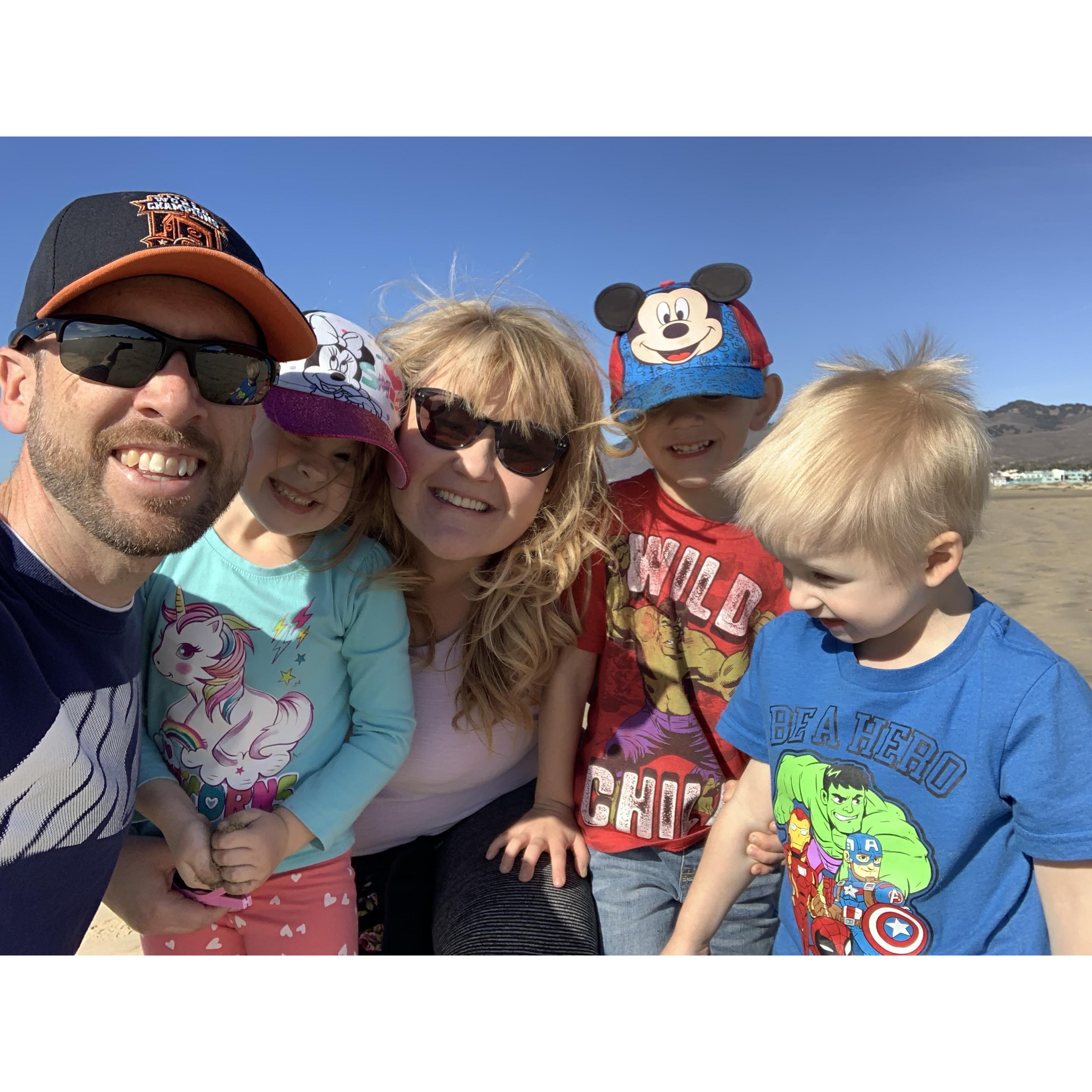 Family day at the "Butterfly Beach"
