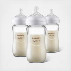 Philips Avent Glass Natural Response Baby Bottle, Set of 3