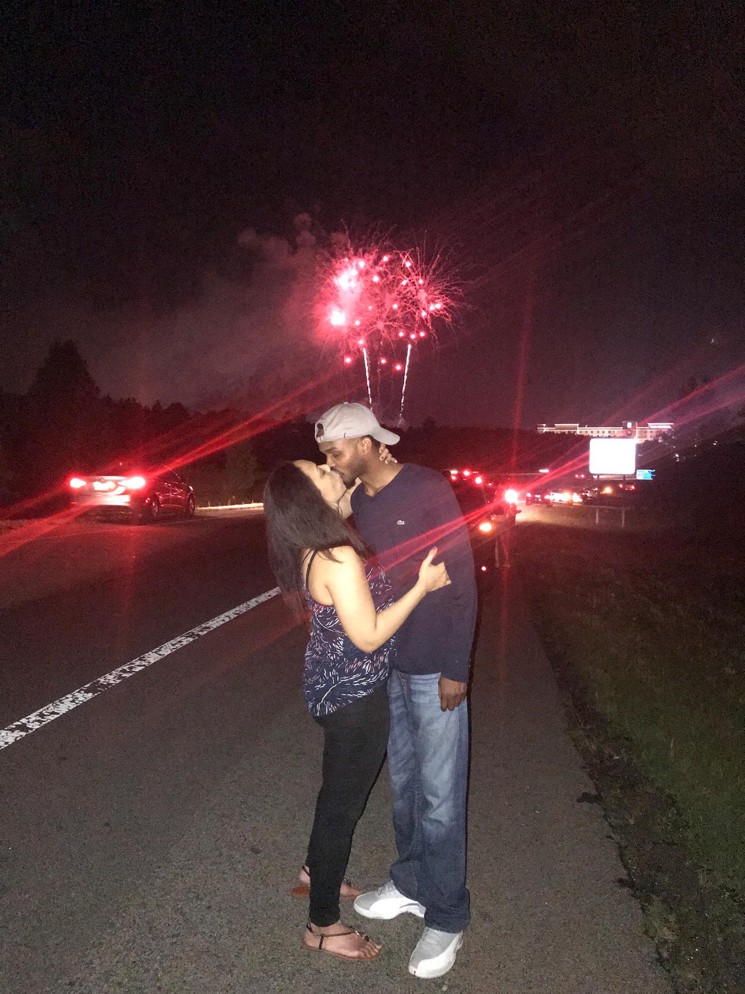 It’s always fireworks when we’re together 🔥