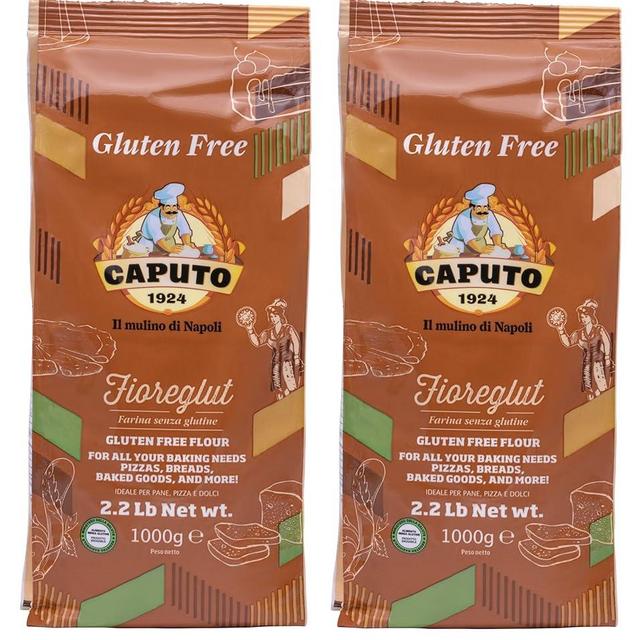 Antico Molino Napoli Antimo Caputo Pizza Flour, Gluten Free, 2.2 Pound (Pack of 2)