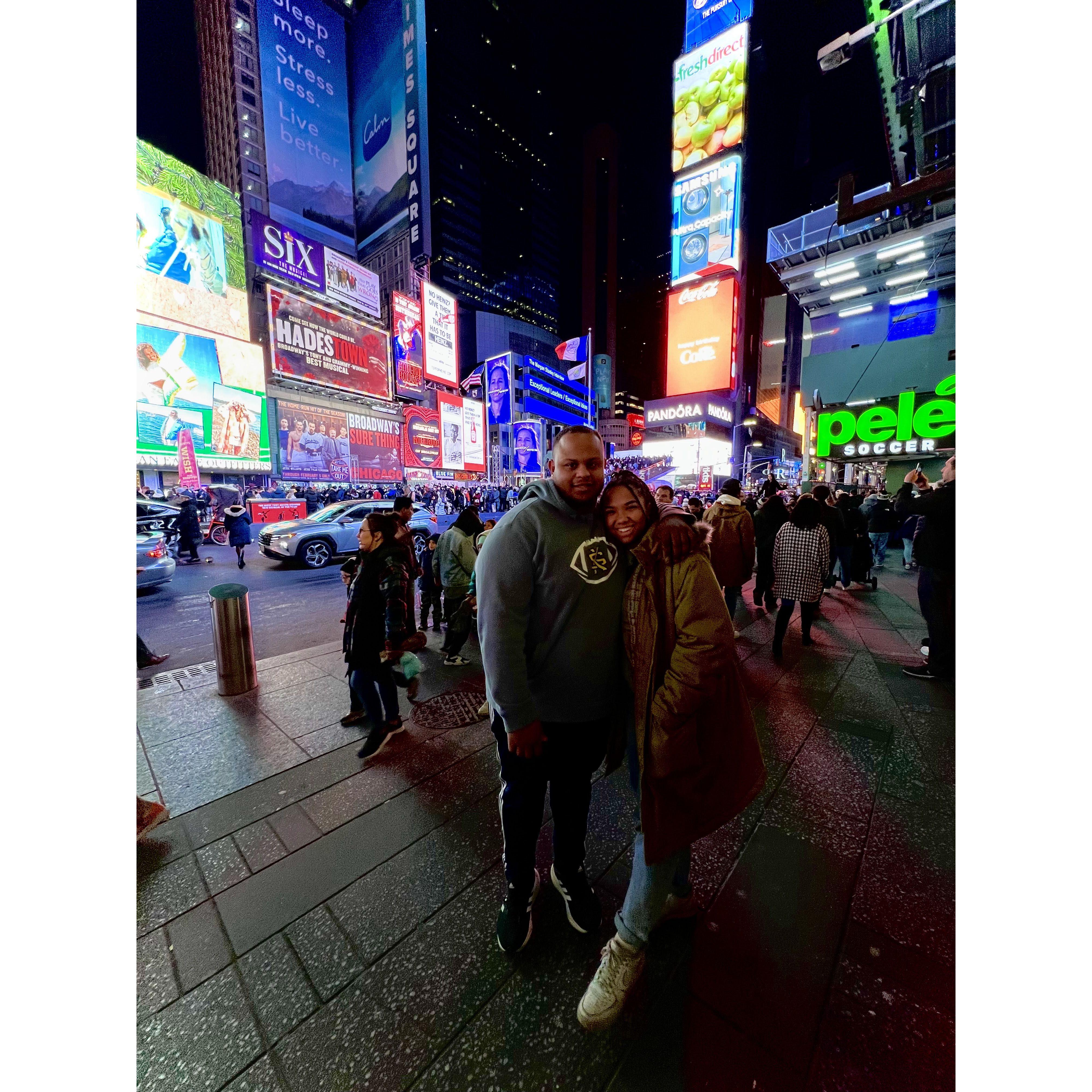 12/17/2022: Thomas and Ariana in New York City