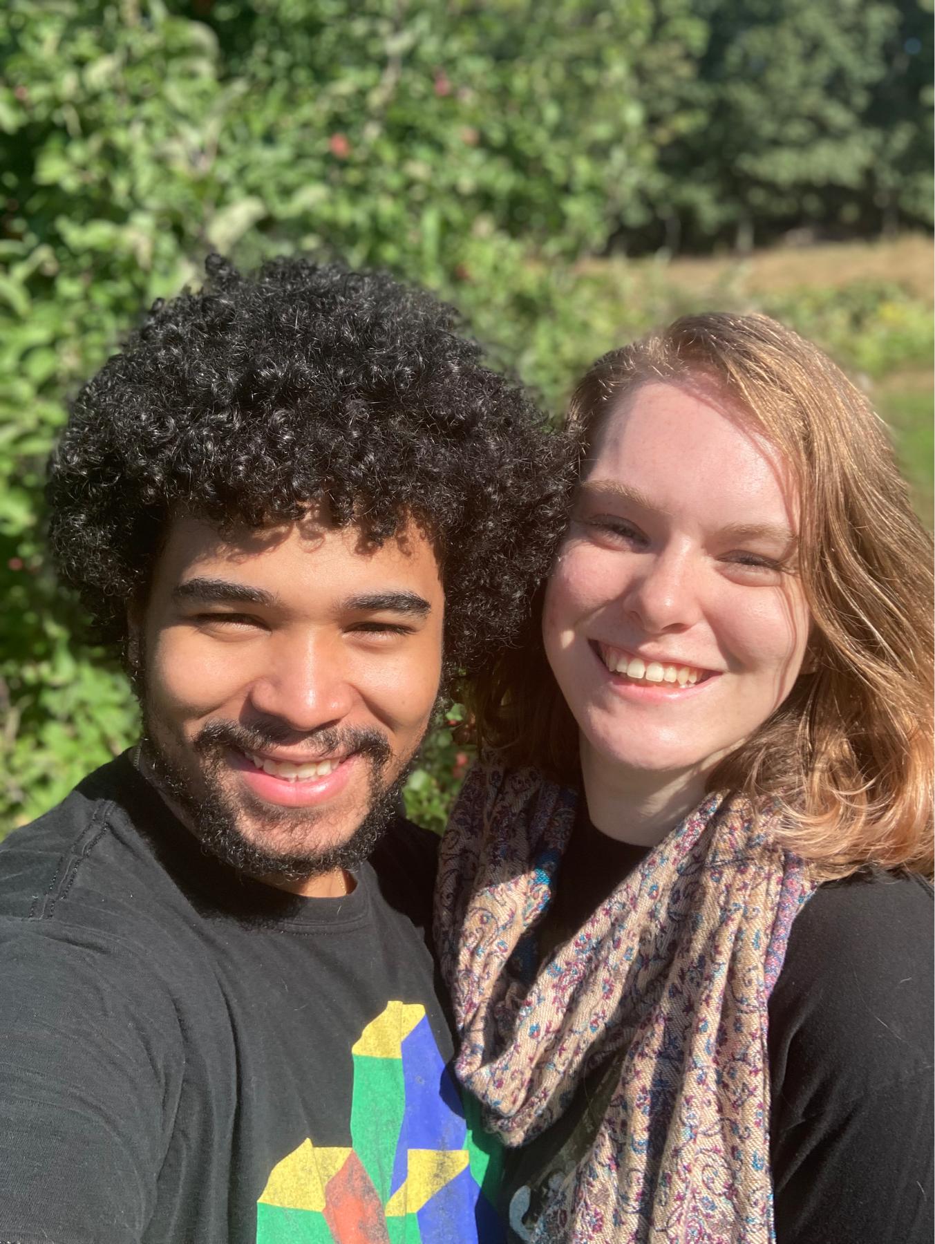 A photo from apple picking in New Hampshire in September 2021.