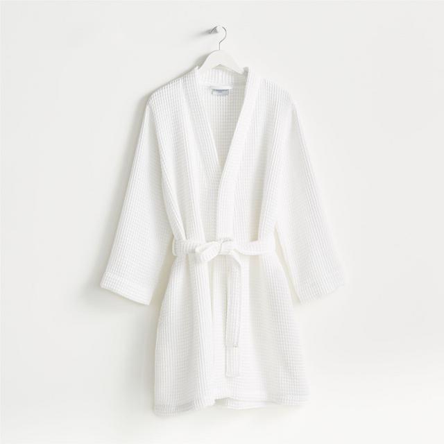 Parachute White Large Waffle Bath Robe
