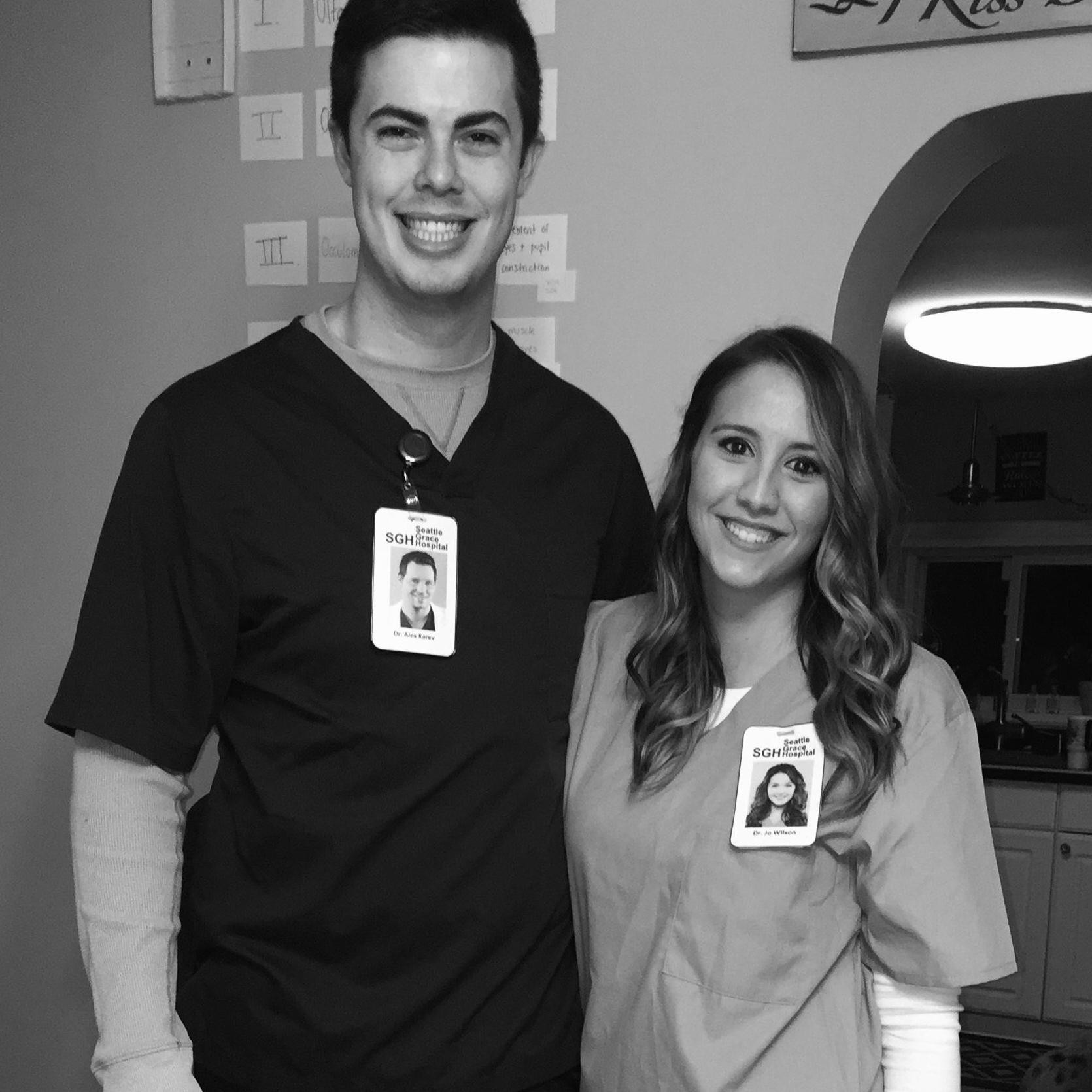 Halloween 2016. Feeding our Grey's Anatomy obsession.