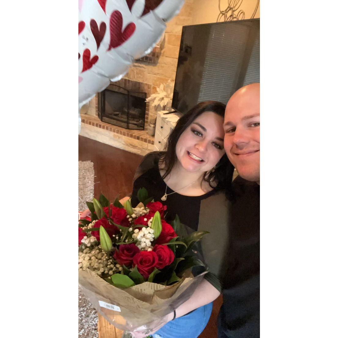 Our first Valentines Day!