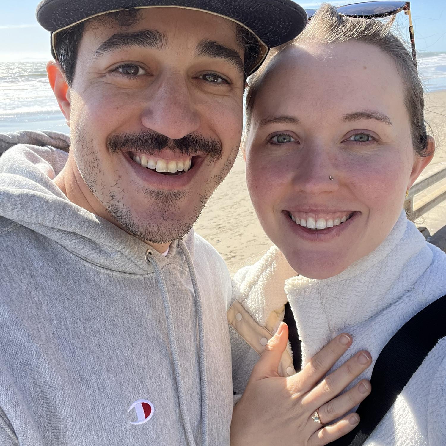 Engagement weekend! Alex surprised Kat with a weekend in Santa Barbara after popping the question. Pure bliss!