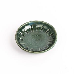 Ceramic Forest Green Ring Dish