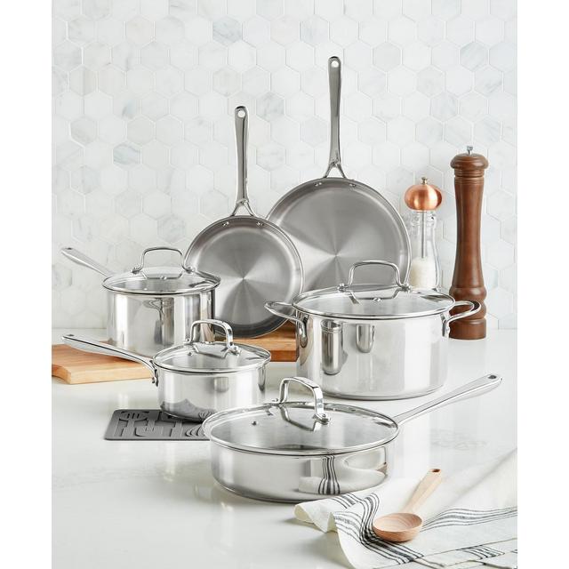 The Cellar Stainless Steel 11-Pc. Cookware Set, Created for Macy's