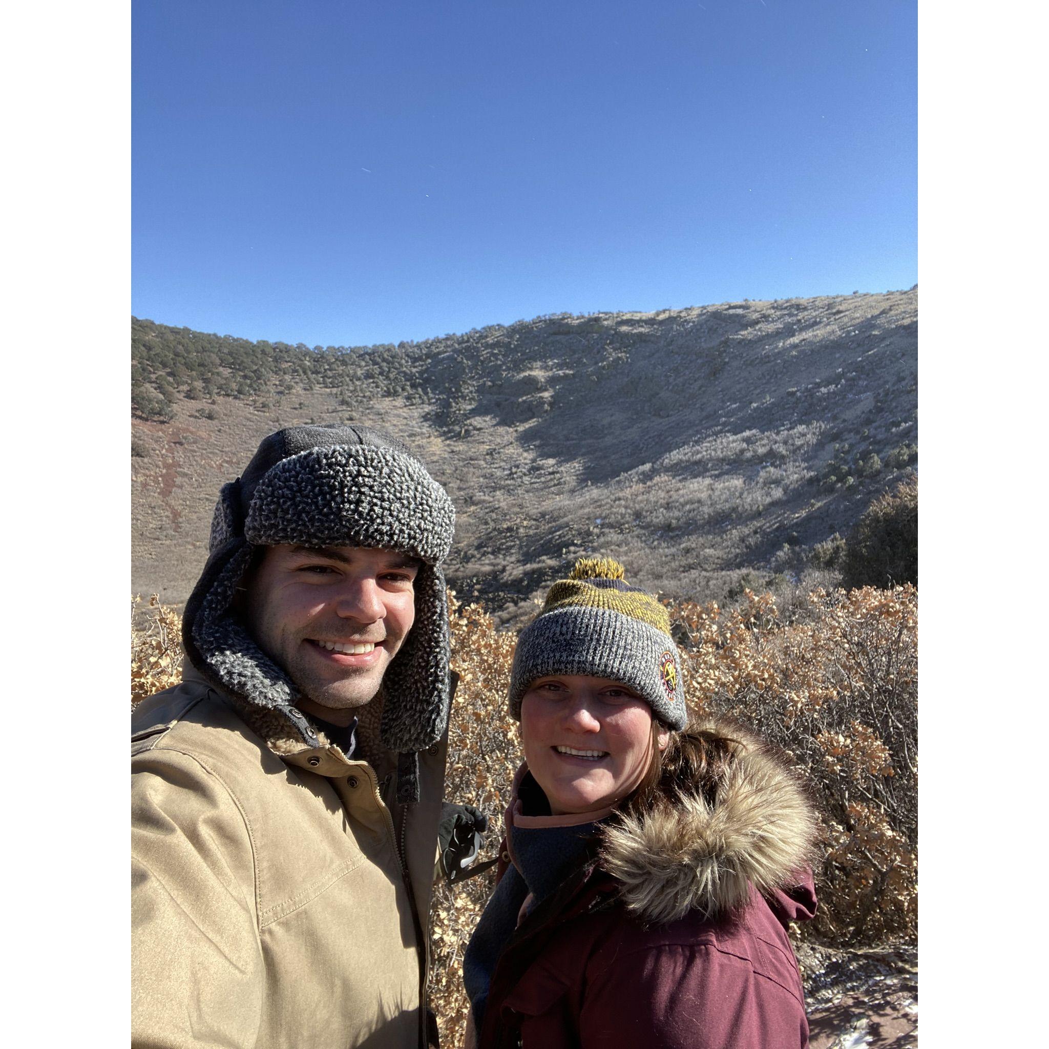 Christmas road trip detour to Capulin Volcano, New Mexico