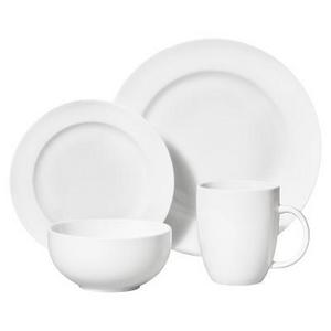 Porcelain 16pc Dinnerware Set White - Threshold™